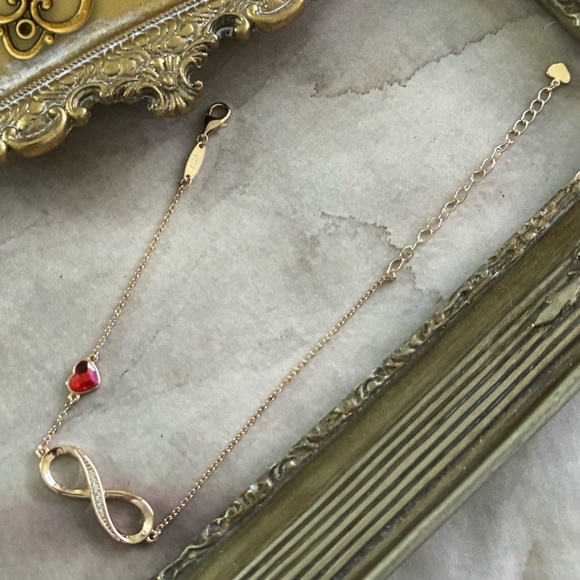 CDE • Infinity Heart Symbol Charm Bracelet Women Jewelry Birthday Gifts Mom - Picture 6 of 6